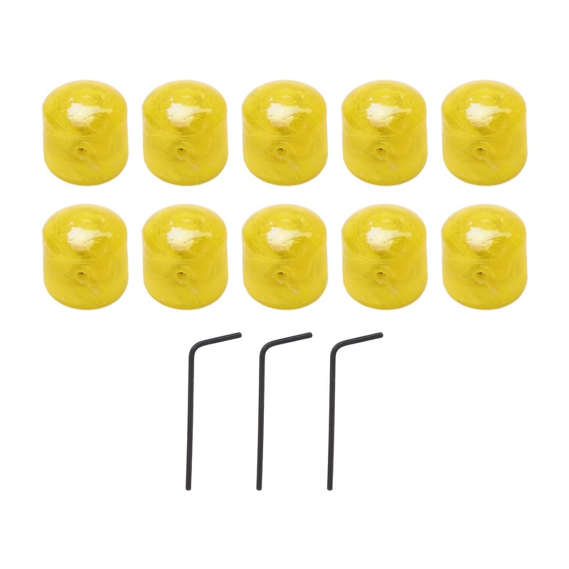 Volume Tone Dome Knobs Plastic Control Electric Guitar Bass Parts