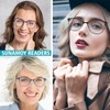 SUNAMOY Progressive Multifocal Reading Glasses Women Cat Eye No Line
