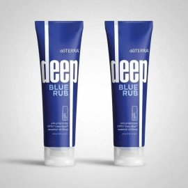 Crema Deep Blue Rub Doterra 120 Ml Con Aroma Mentolado 2pcs,Crema Relajante Muscular Deep Blue Rub,Deep Blue Rub Crema 120ml 2pcs,crema Relajante Para