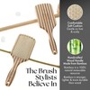 Olivia Garden Healthy Hair Eco-Friendly Bamboo Ionic Paddle Hair Brush