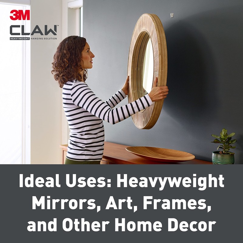 3M CLAW 3M Claw Plasterboard Picture Hanging Wall Hooks For