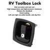 T Handle Door Latch 4x6mm Hole Spacing Zinc Alloy Folding