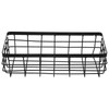 PACKOVE Black Wire Basket Metal Wire Basket Wire Shower Basket