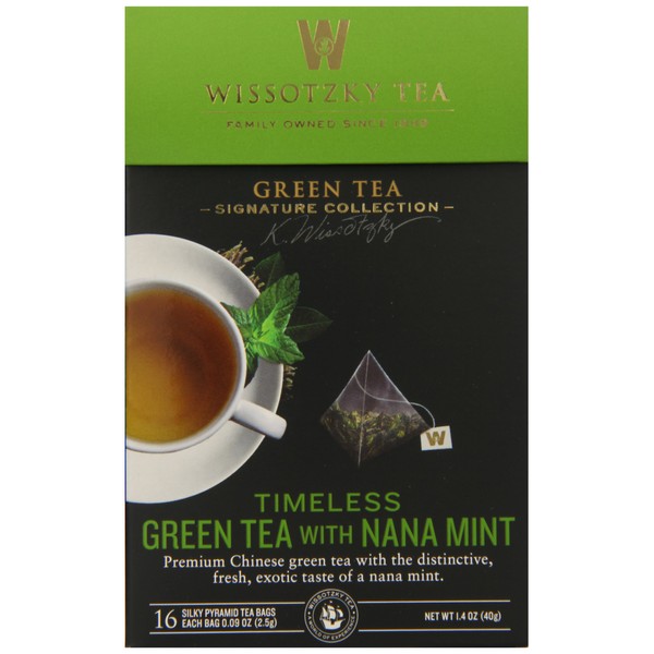 Wissotzky the Signature Collection Tea, Timeless Green Tea with Nana