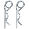 SKIR'CO (2 Pack) Galvanised Steel Spring Pins 3mm Double Ring