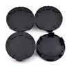 Wheel Center Caps 79mm 73mm 4pcs Black Wheel Cover Center