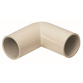 Mirai Industry VEL-22J Pipe Elbow, Right Angle, For Drainage VE22, Beige, Price of 10