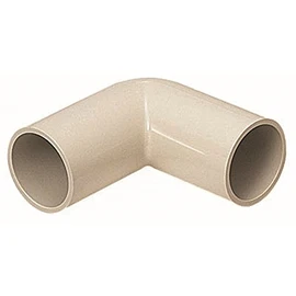 Mirai Industry VEL-22J Pipe Elbow, Right Angle, For Drainage VE22, Beige, Price of 10