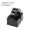 uxcell 12 Ohm 2 Pin Refrigerator Start Relay