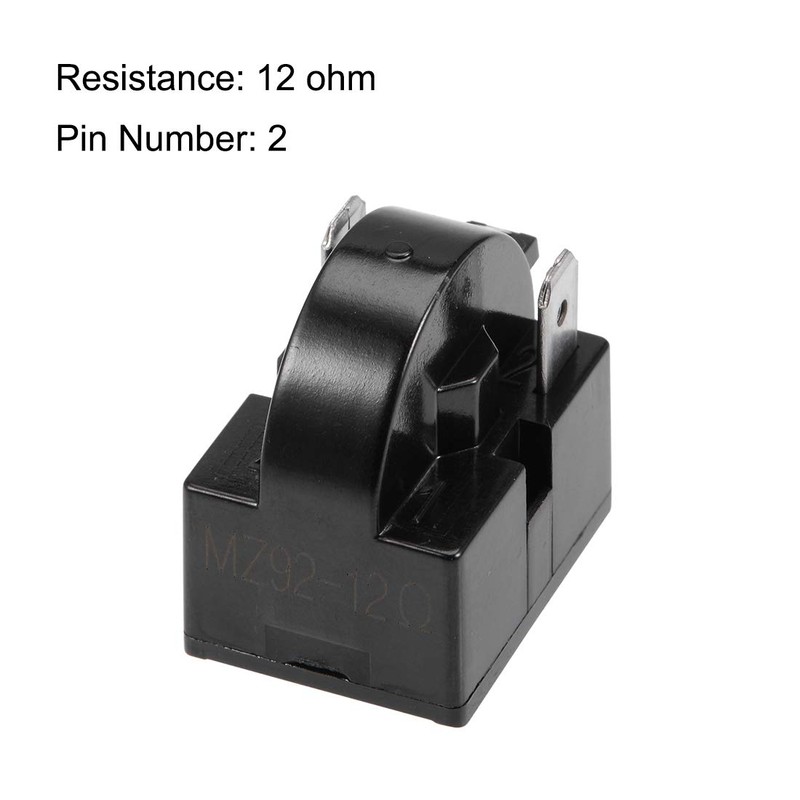 uxcell 12 Ohm 2 Pin Refrigerator Start Relay