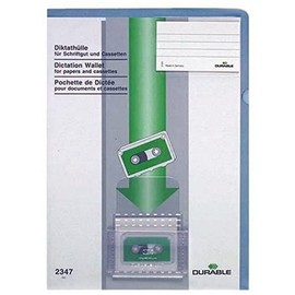 Durable 234706 Dictation Wallet - Blue