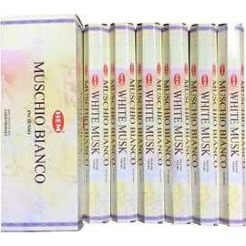 HEM Hem White Musk WhiteMUSK Stick Incense, Set of 6