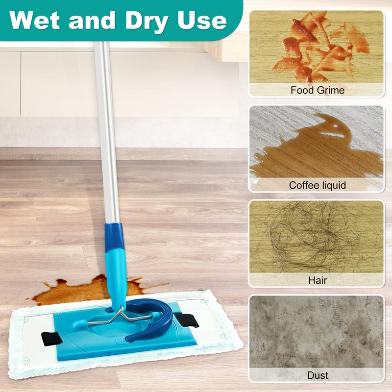 Floor Mop Replacement Cover, Mop Cover Compatible with Leifheit Clean