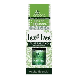Aceite Esencial de Tea Tree AUSTRALIANO 100% puro | ¡Más de 10 USOS de bienestar y belleza! | Reconforta tu piel y cabello | Ingedientes certificados | Aceite de 1° destilación | 11ml Árbora