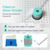 LEKOMESH Glass Grinder Bits for Stained Glass - 1 1/8