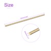 DMiotech 4pcs 3mm x 150mm Brass Solid Round Bar Brass