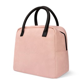 iglu Insulated Lunch Bag | Tote Bag Faux Leather | Lunch Box for Adults and Kids | 6L Cool Bag (Aspen, Himalayan Pink)