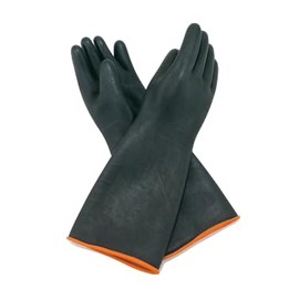 Winco NLGH-18 Heavy Duty Natural Latex Gloves 10-1/2" Length, 18-1/2" Width