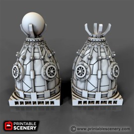 EnderToys Plasma Spire by Printable Scenery, 3D Printed Tabletop RPG Scenery - 28mm
