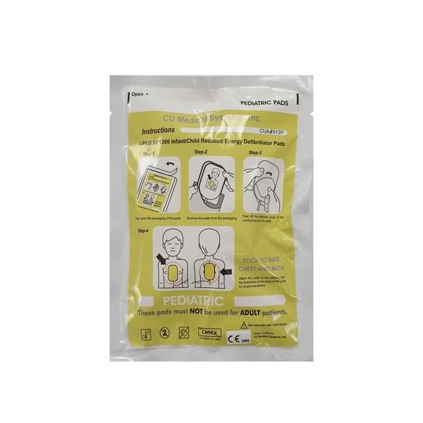i-PAD NF1200 Pediatric Defibrillator Pads, Compatible with NF1200 and NF1201