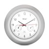 Mebus 19450 Radio-Controlled Wall Clock with Thermometer and Hygrometer /