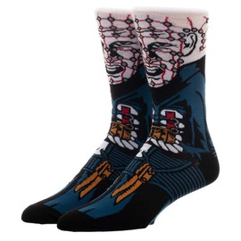 Hellraiser Pinhead Novelty Cartoon Character 360 Crew Socks