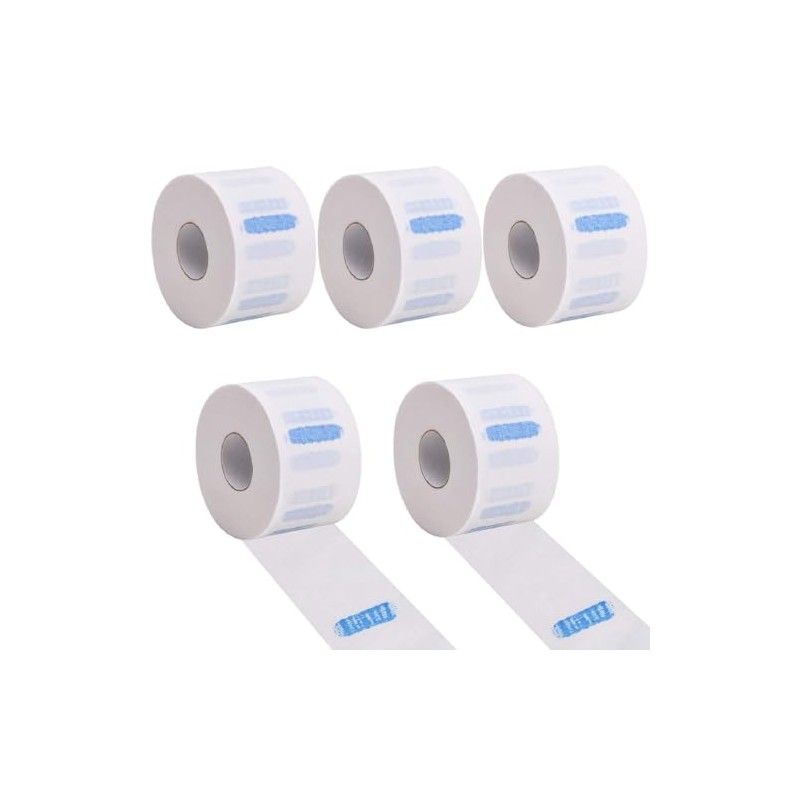 Neck Strips Tape for Barbers,5 Rolls Barber Neck Paper Strips