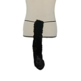 Song Qing Party Cosplay Costume Cat Fox Ears Faux Fur Hair Hoop Headband + Tail Set