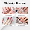 Solid Nail Glue Gel for False Nail Tips,2PCS 15g Super