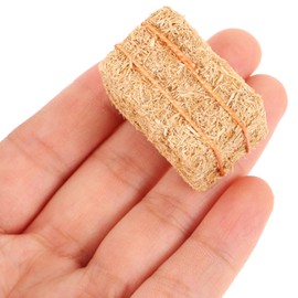 Gadpiparty 4pcs Mini Straw Bales Model Miniature Hay Bales for Crafts Mini Hay Bales Straw Bales Dollhouse Decoration