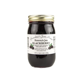 Homestyle Seedless Blackberry Jam - One Pint - Grandma's Jam House
