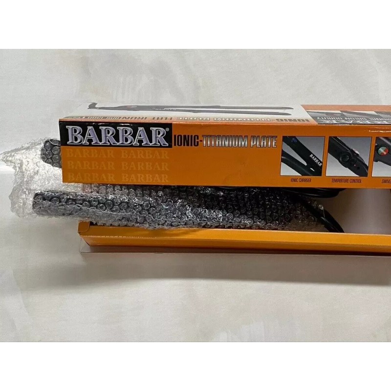 BARBAR PROFESSIONAL FLAT IRON, IONIC, TITANIUM PLATE IONIC BAR 1300