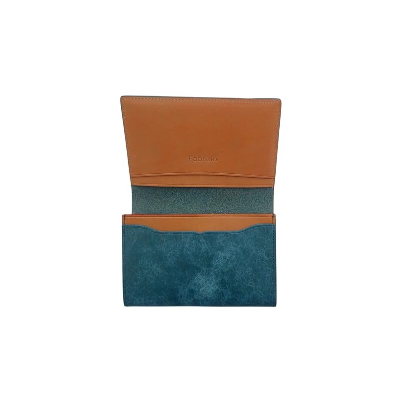 Fabrizio Business Card Holder, Men's, Women's, Genuine Leather, Large Capacity,