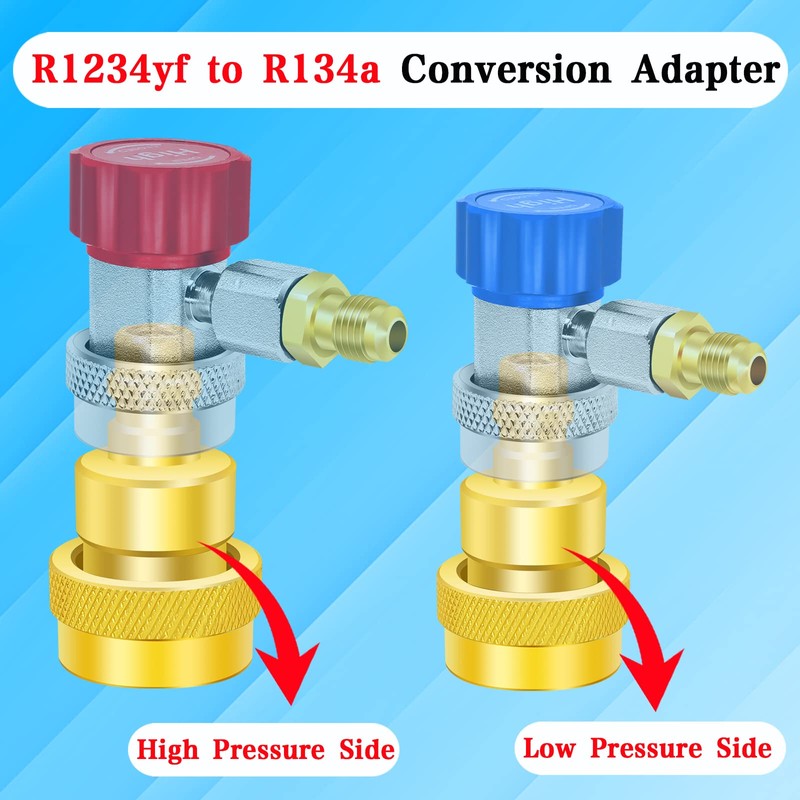 Boltigen R1234yf to R134a Aadapter, R1234yf to R134a Conversion Adapters,