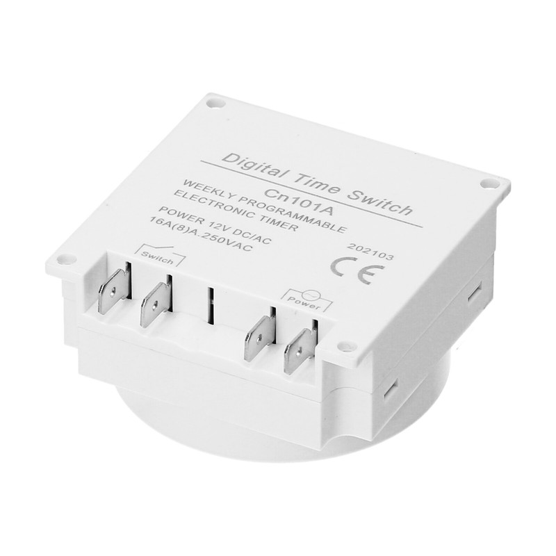 Weekly Programmable Digital Timer Switch Panel Mounted Electrical Timer 16