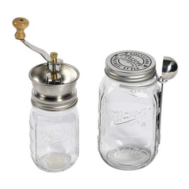 Mason Craft & More Coffee Grinder Set, Clear