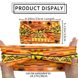 Kavya Head Bands Adult Women, Elastic Hair Bands For Women African Wide Headbands for Women's Hair Accessories 4 Pack