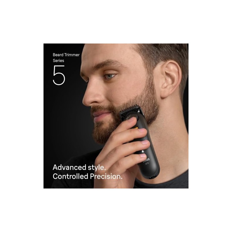 Braun Series 5 Beard Trimmer, +8 Styling Tools, Ultra Sharp