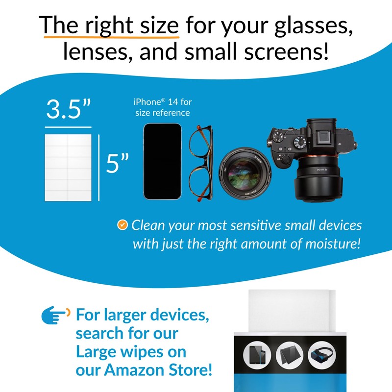 iCloth Eyeglass Cleaning Wipes: Easy and Fast Lens Cleaning and