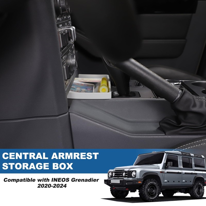 Tumukiw Gear Shift Center Console Front Tray Organizer Compatible with