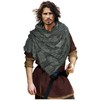 L'VOW Men's Medieval Hooded Cloak Greek Gods Shoulder Cape Post