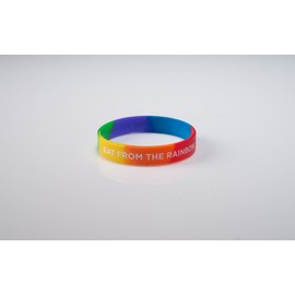 Nutrition Education Store Eat From The Rainbow Wristband 6" Kids - 20 pack