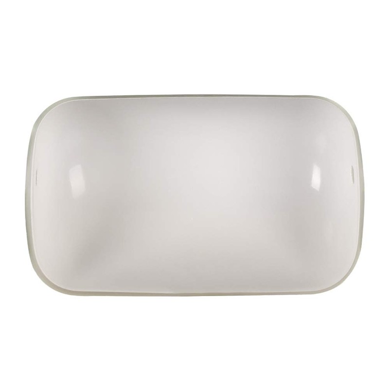 Newrays Glass Bankers Lamp Shade Cover Replacement L8.85 W5.3