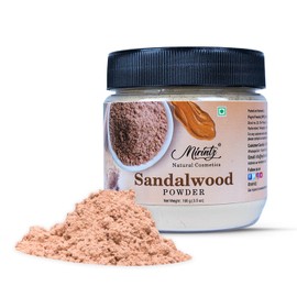 Mirintz 100% Natural Sandalwood Powder | (3.5 Oz) Chandan Powder for Women & Men | Herbal Sandalwood Powder for Face & Skin | Ayurvedic Face Pack for Glowing Skin, Tan Removal Mask & Natural Face Pack