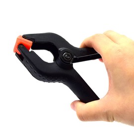 Takagi Nylon Clamp, 1.6 inches (40 mm), No. 3, Maximum Opening Width 1.6 inches (40 mm), Movable Jaw Opening, Spring Type for Easy Operation, Tools, Woodworking, Metal Fittings, Fastening, Clamp, Vice, DIY