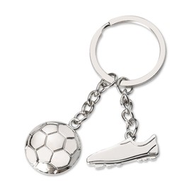 Sisadodo Football Keychain for Boys Girls Football Birthday Gifts for Daughter Son Soccer Key Chains for Coach Soccer Lovers Gifts for Friends Football Key Ring for Boys Soccer Shoe Keyrings for Men