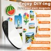 24pcs 2 Inch Round Magnets with Adhesive Backing 80 Mil