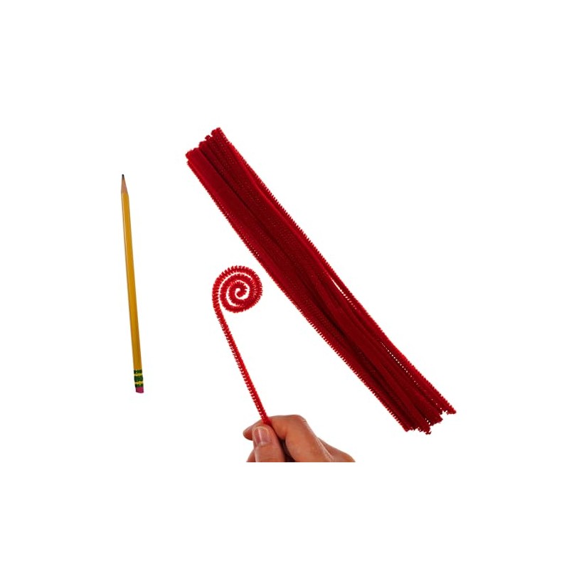 Craft County Chenille Pipe Cleaners – 100 Pack Arts &