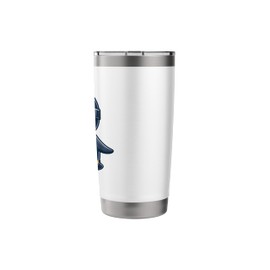 Penguin VR Gamer Sci-Fi Virtual Reality Stainless Steel Insulated Tumbler