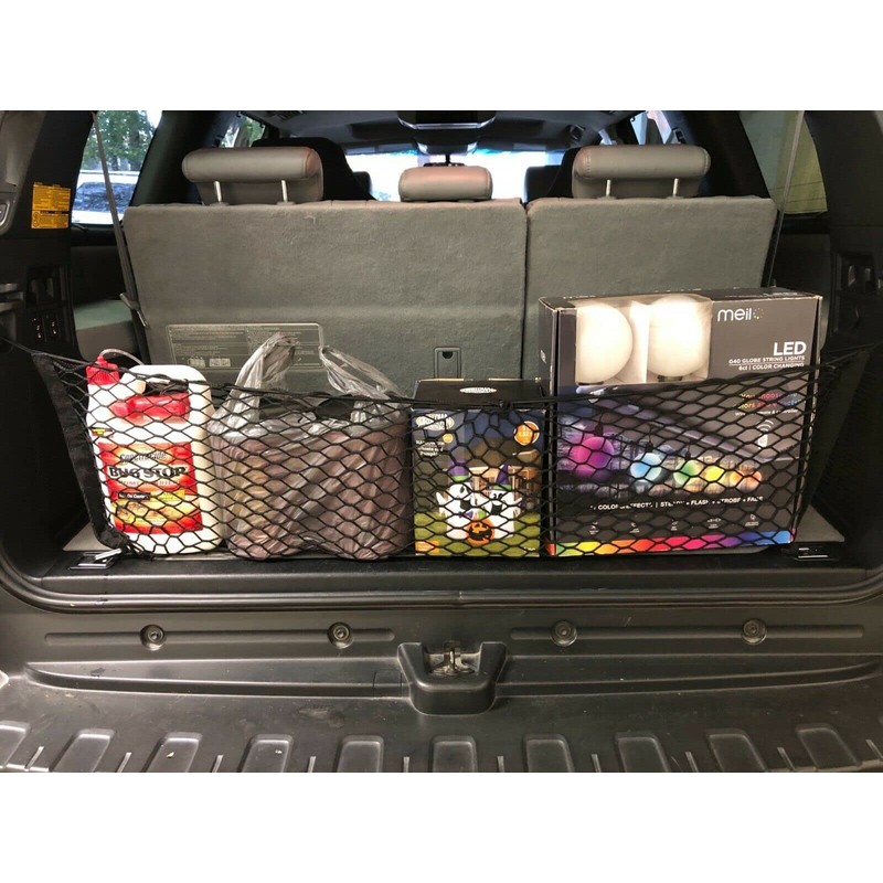 EACCESSORIES EA Rear Trunk Organizer Cargo Net for Toyota Sequoia